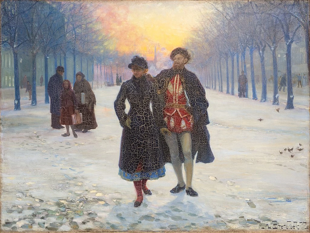 La mattina dopo il carnevale, 1884